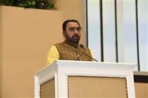 The Minister of State (Independent Charge) for Ayush and Health and Family Welfare, Shri Prataprao Jadhav addressing at the inauguration of Yoga Mahotsav-2025 organized by Morarji Desai National Institute of Yoga at Vigyan Bhawan, in New Delhi on March 13, 2025.:AYUSH