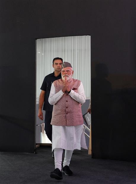PM participates in a programme marking the Silver Jubilee Celebration of formation of Uttarakhand, at Dehradun, in Uttarakhand on November 09, 2025.
