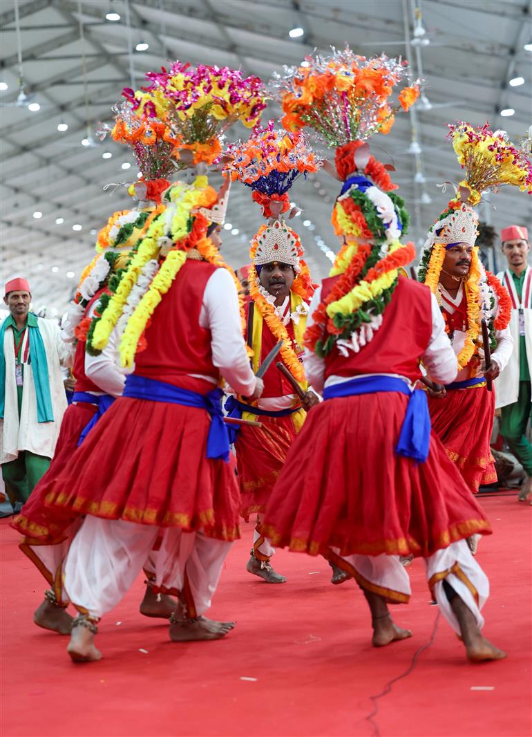 Glimpses of the inauguration and laying the foundation stone of development projects at Narmada, in Gujarat on November 15, 2025. PM graced the event.