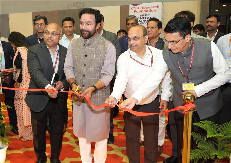 The Union Minister of Coal and Mines, Shri G. Kishan Reddy inaugurates the Coal India Limited stall at IITF 2025, Bharat Mandapam, in New Delhi on November 18, 2025.