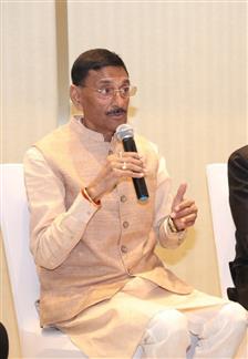 The Minister of State for Defence, Shri Sanjay Seth meets and also interacted with the Indian community at Dubai, in UAE on November 18, 2025.