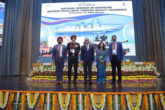 Glimpses of the National Seminar on the theme “Advancing Defence Excellence through Quality Assurance” held at DRDO Bhawan, in New Delhi on November 18, 2025.