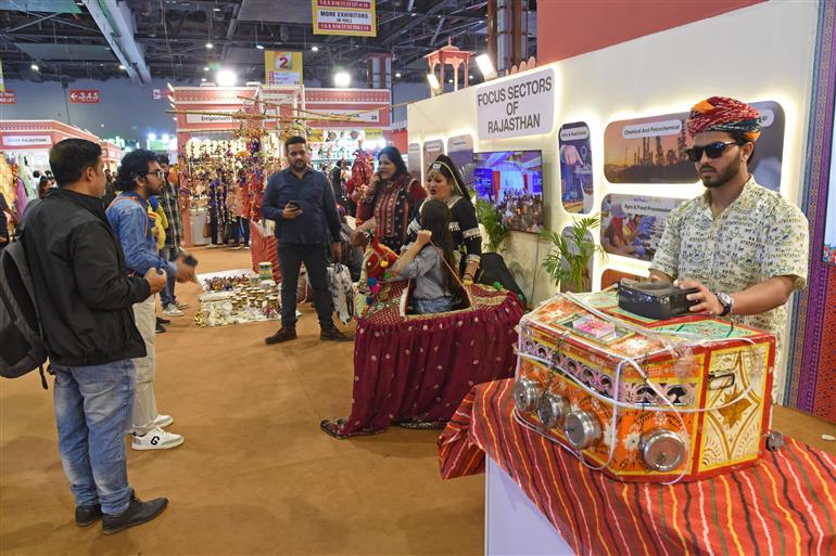 Glimpses of the 44th India International Trade Fair (IITF- 2025) at Bharat Mandapam, in New Delhi on November 19, 2025.