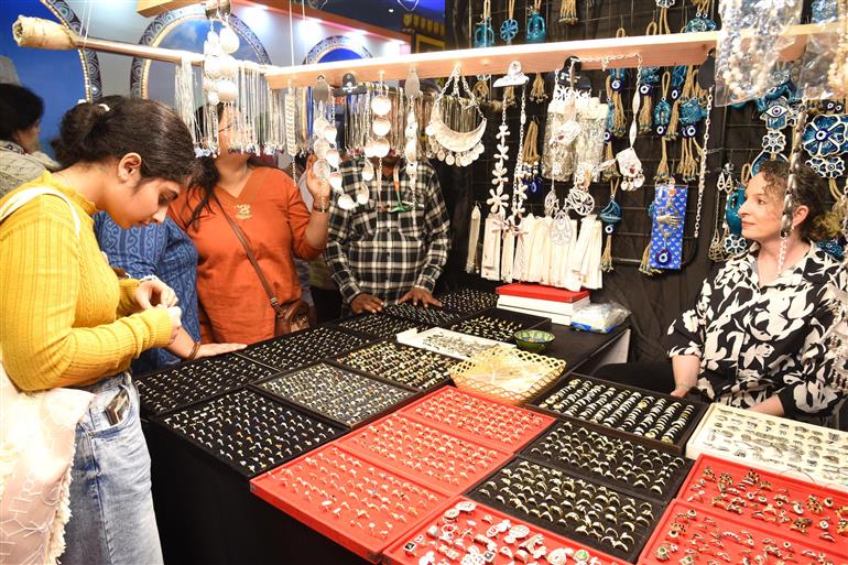 Glimpses of the 44th India International Trade Fair (IITF- 2025) at Bharat Mandapam, in New Delhi on November 19, 2025.