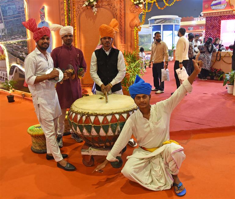 Glimpses of the 44th India International Trade Fair (IITF- 2025) at Bharat Mandapam, in New Delhi on November 19, 2025.