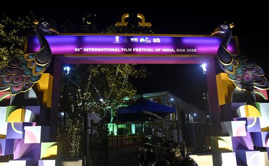 Glimpses of the Preparations for the 56th  International Film Festival of India (IFFI) 2025, in Goa on November 19, 2025.