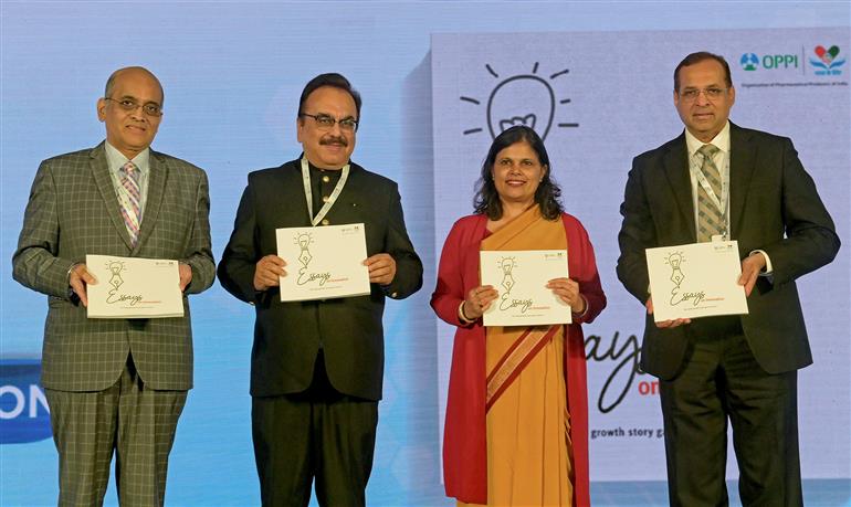 The Secretary, Ministry of Health, Ms. Punya Salila Srivastava at the 60th Annual Summit 2025 of OPPI, in New Delhi on November 20, 2025.