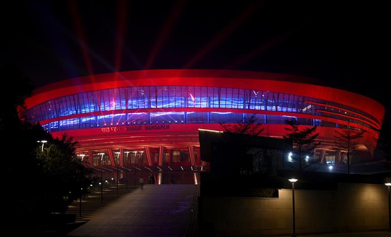 Glimpses of the 44th India International Trade Fair (IITF-2025) at Bharat Mandapam, in New Delhi on November 20, 2025.