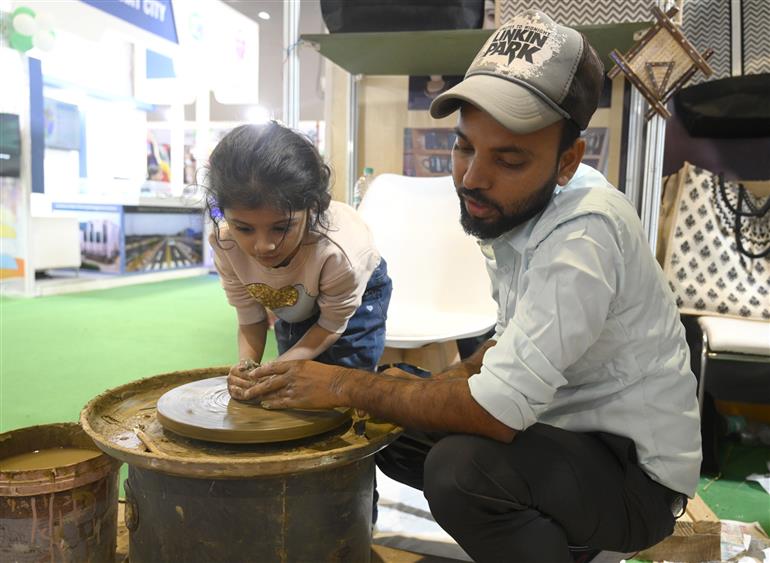 Glimpses of the 44th India International Trade Fair (IITF-2025) at Bharat Mandapam, in New Delhi on November 20, 2025.