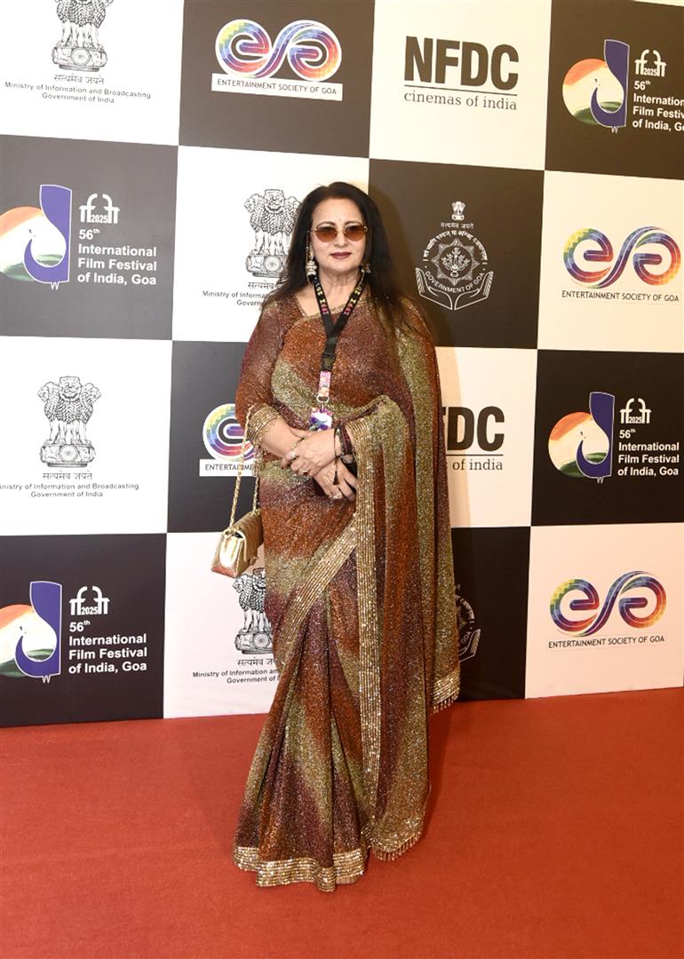 Glimpses of the Red-Carpet welcome at the 56th International Film Festival of India (IFFI), in Goa on November 20, 2025.