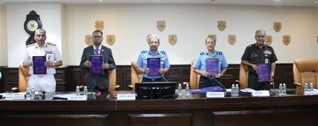 Glimpses of the Headquarters Integrated Defence Staff conducts Joint Electromagnetic Board Meeting 2025, in New Delhi on November 21, 2025.