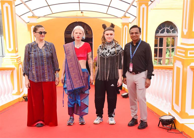 Stars of IFFI at the red carpet of the 56th International Film Festival of India (IFFI), in Goa on November 22, 2025.