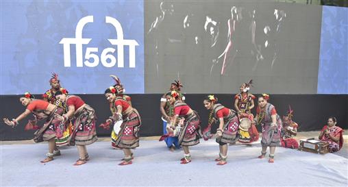 Glimpses of the Cultural programme at the INOX during the 56th International Film Festival of India (IFFI), in Goa on November 22, 2025.
