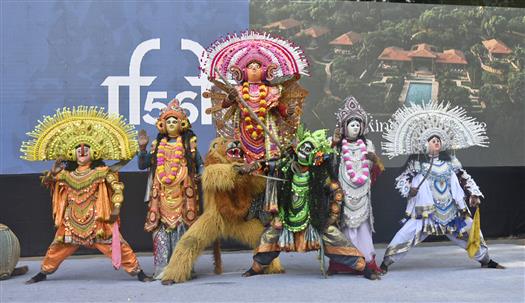 Glimpses of the Cultural programme at the INOX during the 56th International Film Festival of India (IFFI), in Goa on November 22, 2025.