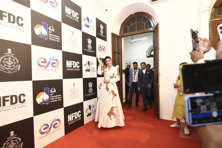 The team of Film “Haathi Haathi Pa Pa” graced the red carpet at 56th IFFI, in Goa on November 22, 2025.
