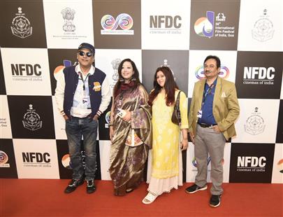 Glimpses of the Red carpet of film “Barobabu” during 56th International Film Festival of India (IFFI), in Goa on November 24, 2025.