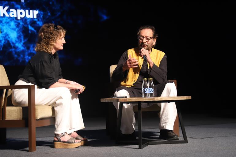 A Eurasian Festival Frontier - Do We Need to Redefine Cinema in the World of AI at Masterclass and In-Conversation Session during the 56th International Film Festival of India (IFFI), in Goa on November 22, 2025.