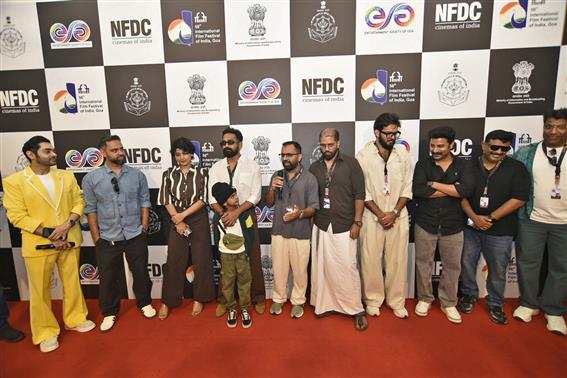 Red carpet of film “Sarkeet” during 56th International Film Festival of India (IFFI), in Goa on November 27, 2025.