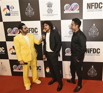Red carpet of film “Andhra King Taluka” during 56th International Film Festival of India (IFFI), in Goa on November 27, 2025.