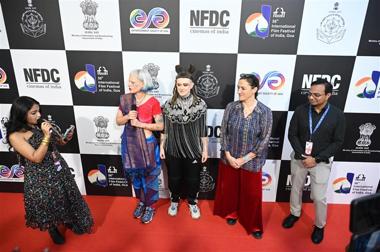 The team of movie “Mosquitoes” graced the red carpet at 56th International Film Festival of India (IFFI), in Goa on November 22, 2025.