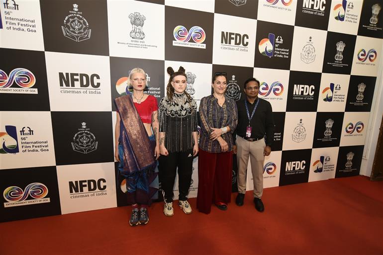 The team of movie “Mosquitoes” graced the red carpet at 56th International Film Festival of India (IFFI), in Goa on November 22, 2025.