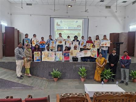 Creativity and heritage came together as Vasanta College for Women, IIT BHU hosted a Poster Making Competition and Exhibition as part of the pre-event activities for Kashi Tamil Sangamam 4.0. Students participated, showcasing artistic reflections on shared culture, traditions and the enduring bond between Tamil Nadu and Kashi, in Varanasi on November 29, 2025.:Ministry of Education