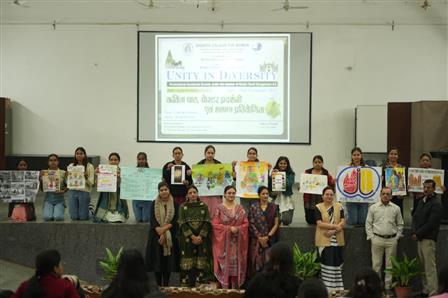 Students from Vasanta College for Women, IIT BHU participated in a Poetry & Speech competition held as a pre-event of Kashi Tamil Sangamam 4.0. Poetry turned into reflection, and speeches became a bridge, carrying stories, traditions, and shared memories between Tamil Nadu and Kashi, in Varanasi on November 30, 2025.:Ministry of Education