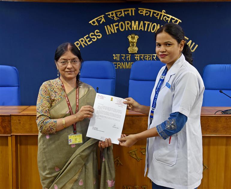 Glimpses of the Preventive Health Check-up and Consultation Camp integrative wellness camp Hosted by AYUSH PIB in Collaboration with AIIA and RML Hospital under ‘Swachhata hi seva campaign-2025’ to marking under the azadi ka amrit Mahotsav at Shastri Bhawan, in New Delhi on October 01, 2025.