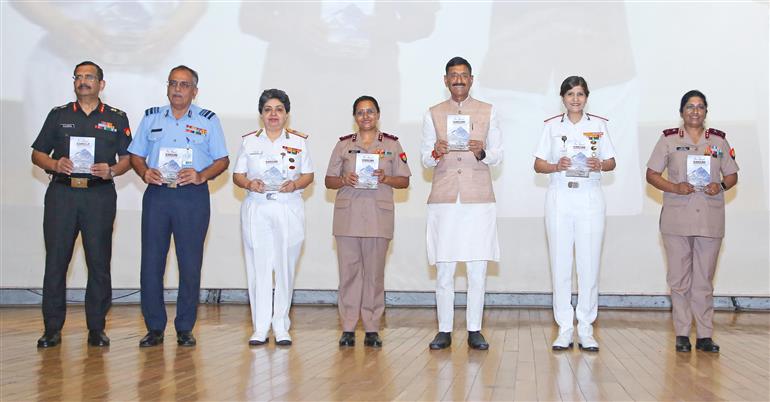 The Minister of State for Defence, Shri Sanjay Seth attends Military nursing service commemorates centenary ceremony, in New Delhi on October 01, 2025.