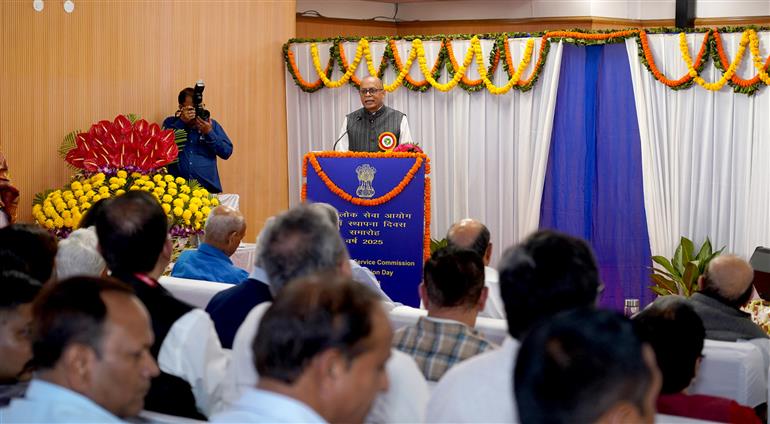 The Chairman, UPSC, Dr. Ajay Kumar addressing at the inauguration of the Union Public Service Commission (UPSC) 99th Foundation Day Celebration, in New Delhi on October 01, 2025.