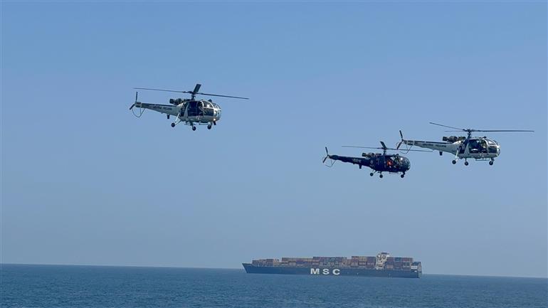 Glimpses of the 10th edition of the National Level Pollution Response Exercise (NATPOLREX-X) along with the 27th National Oil Spill Disaster Contingency Plan (NOSDCP), in Tamil Nadu on October 06, 2025. The Director General, ICG, Shri Paramesh Sivamani graced the event.