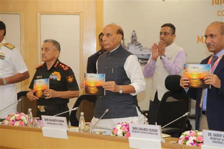 The Union Minister for Defence, Shri Rajnath Singh inaugurates the National Conference, in New Delhi on October 07, 2025.