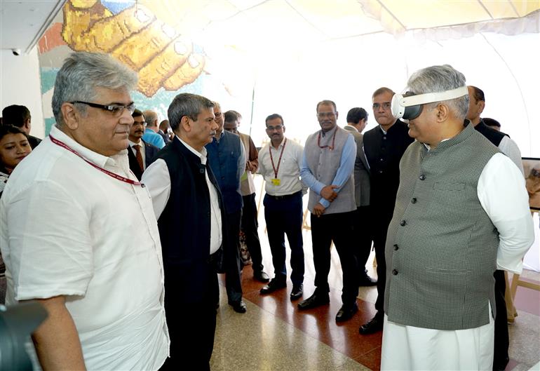 The Union Minister for Environment, Forest and Climate Change, Shri Bhupender Yadav attends the Award Ceremony of Global Big Cats Photography Competition 2025, in New Delhi on October 08, 2025. 