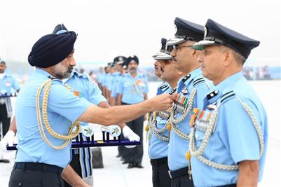 Glimpses of the 93rd anniversary of the Indian Air Force (IAF) was commemorated at Air Force Station Hindan, in Ghaziabad on October 08, 2025. 