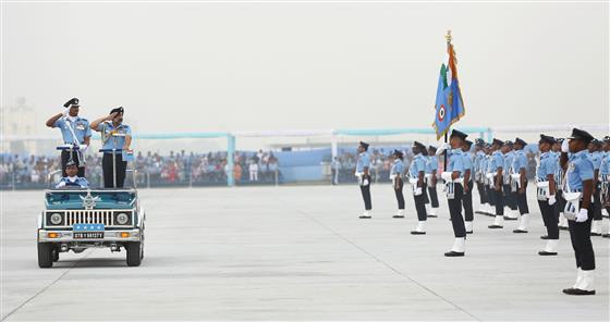 Glimpses of the 93rd anniversary of the Indian Air Force (IAF) was commemorated at Air Force Station Hindan, in Ghaziabad on October 08, 2025. 