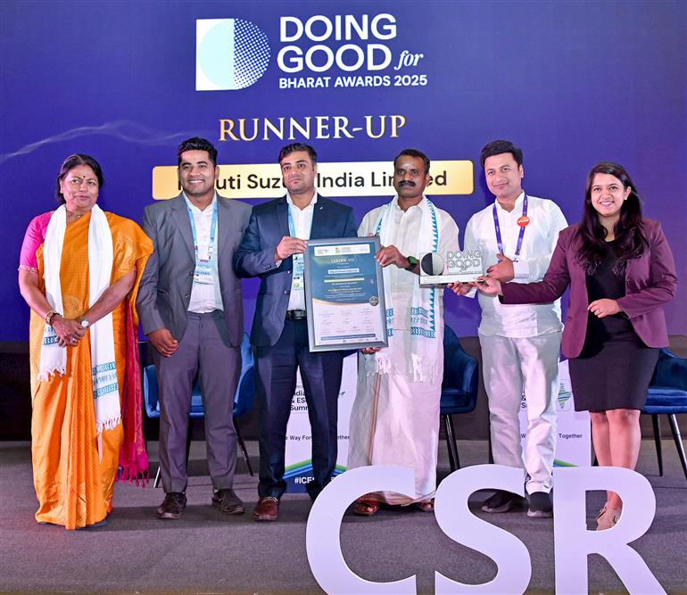 The Minister of State for Information and Broadcasting and Parliamentary Affairs, Dr. L. Murugan attends the CSRBOX’s India CSR & ESG Summit, in New Delhi on October 09, 2025.