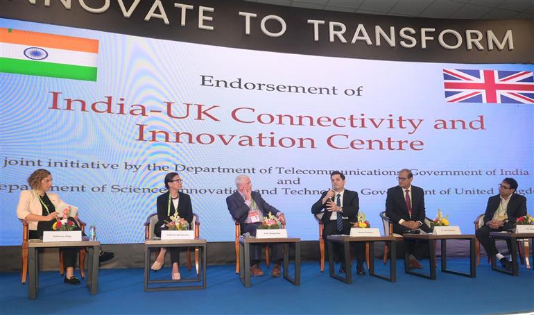 Glimpses of UK High level segment during the India Mobile Congress 2025, in Delhi on October 10, 2025.