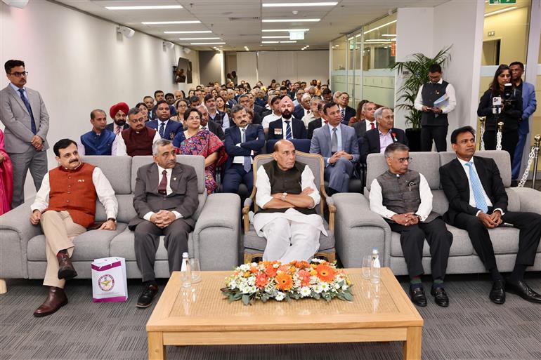 The Union Minister for Defence, Shri Rajnath Singh attends a special event hosted by the Consulate General of India in Sydney, Australia on October 10, 2025.