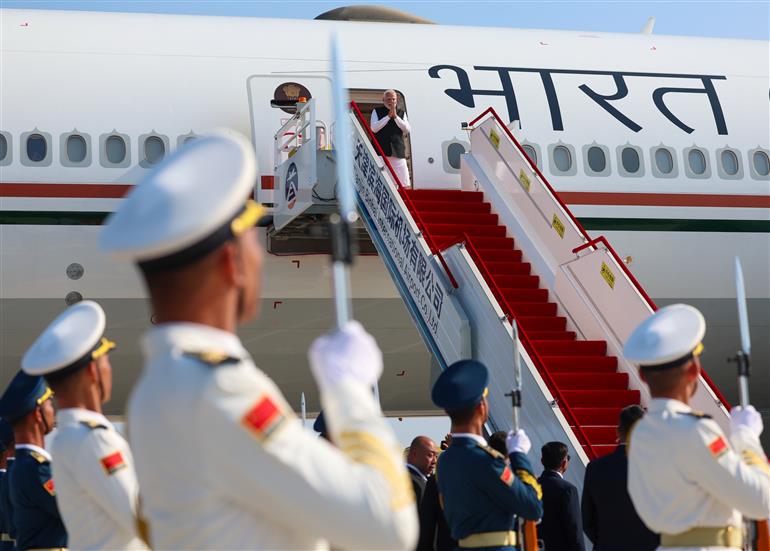 PM departs from China for India on September 01, 2025.