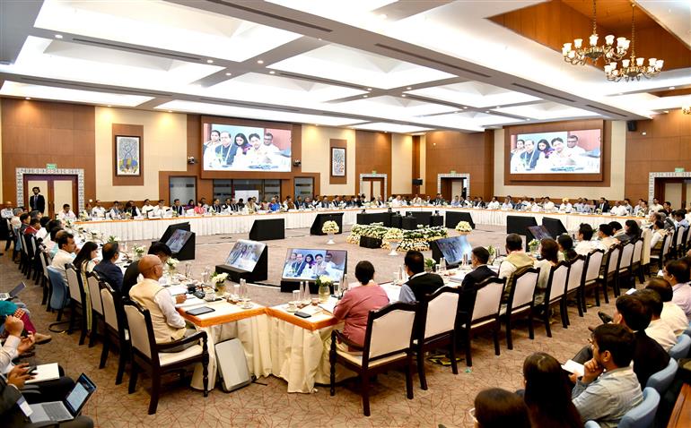 The Union Minister for Finance and Corporate Affairs, Smt. Nirmala Sitharaman chairs the 56th meeting of the GST Council, in New Delhi on September 03, 2025.

:Ministry of Finance