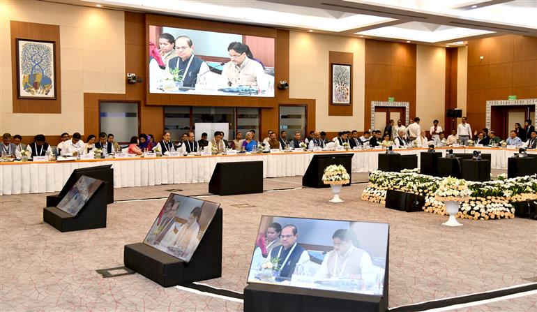 The Union Minister for Finance and Corporate Affairs, Smt. Nirmala Sitharaman chairs the 56th meeting of the GST Council, in New Delhi on September 03, 2025.

:Ministry of Finance