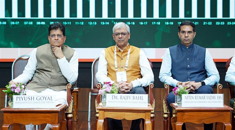 The Union Minister for Commerce and Industry, Shri Piyush Goyal graced the inaugural ceremony of iPHEX’s 11th edition of International Exhibition on Pharma and Healhcare at Bharat Mandapam, in New Delhi on September 04, 2025.