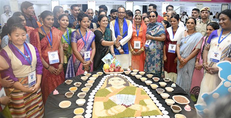 The Union Minister of Agriculture and Farmers Welfare and Rural Development, Shri Shivraj Singh Chouhan at the inauguration of Saras Aajeevika Mela 2025, in New Delhi on September 09, 2025.