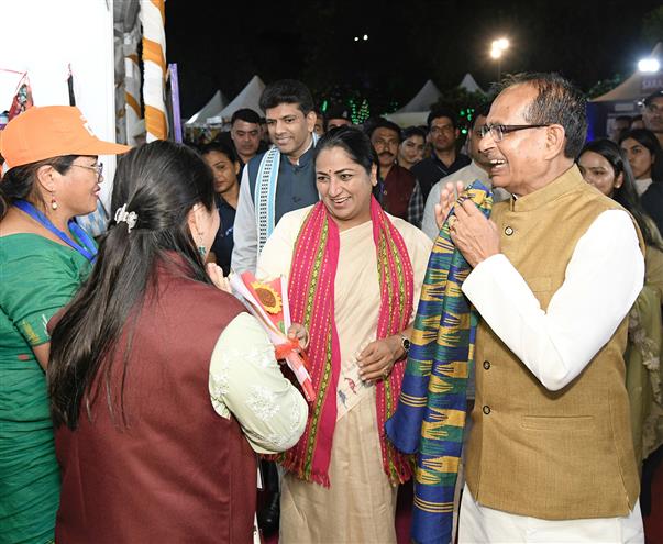 The Union Minister of Agriculture and Farmers Welfare and Rural Development, Shri Shivraj Singh Chouhan at the inauguration of Saras Aajeevika Mela 2025, in New Delhi on September 09, 2025.