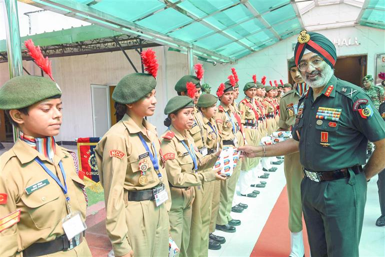 Glimpses of closing ceremony of All India Thal Sainik Camp-2025 at the DGNCC Camp, in Delhi Cantt. on September 11, 2025.
