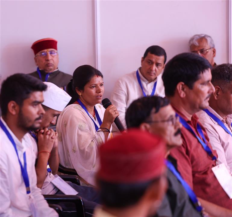 PM interacting with Flood affected-families, in Uttarakhand on September 11, 2025.
