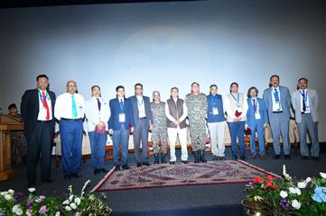 The Defence Secretary Shri Rajesh Kumar Singh addressing the inaugural STRIDE 2025 seminar on the theme ‘Synergy of Technology, Research & Defence Ecosystem’ organised by Southern Command in Pune, Maharashtra on September 12, 2025.