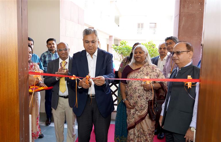 The Secretary, Ministry of Statistics and Programme Implementation, Dr. Saurabh Garg inaugurates the International Workshop on “Data Needs for Sustainable Development” in NSSTA Noida on September 15, 2025.  