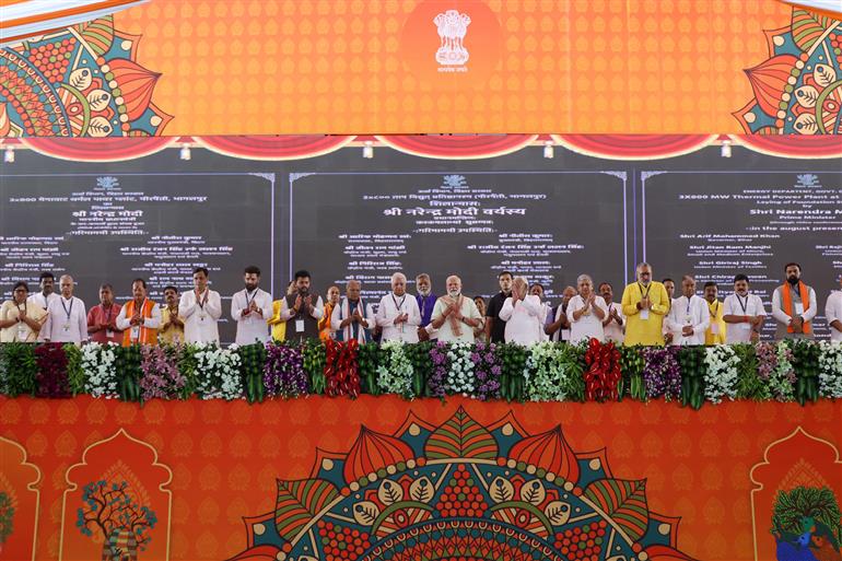 PM inaugurates and lays the foundation stone of multiple development projects at Purnea, in Bihar on September 15, 2025.  