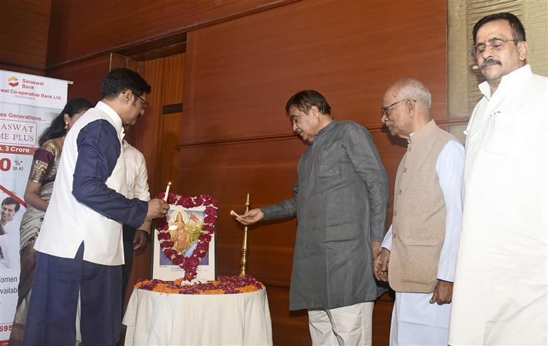 The Union Minister of Road Transport and Highways, Shri Nitin Gadkari at the release of Hindi Vivek publication’s ‘Deepstambh’, in New Delhi on September 16, 2025.